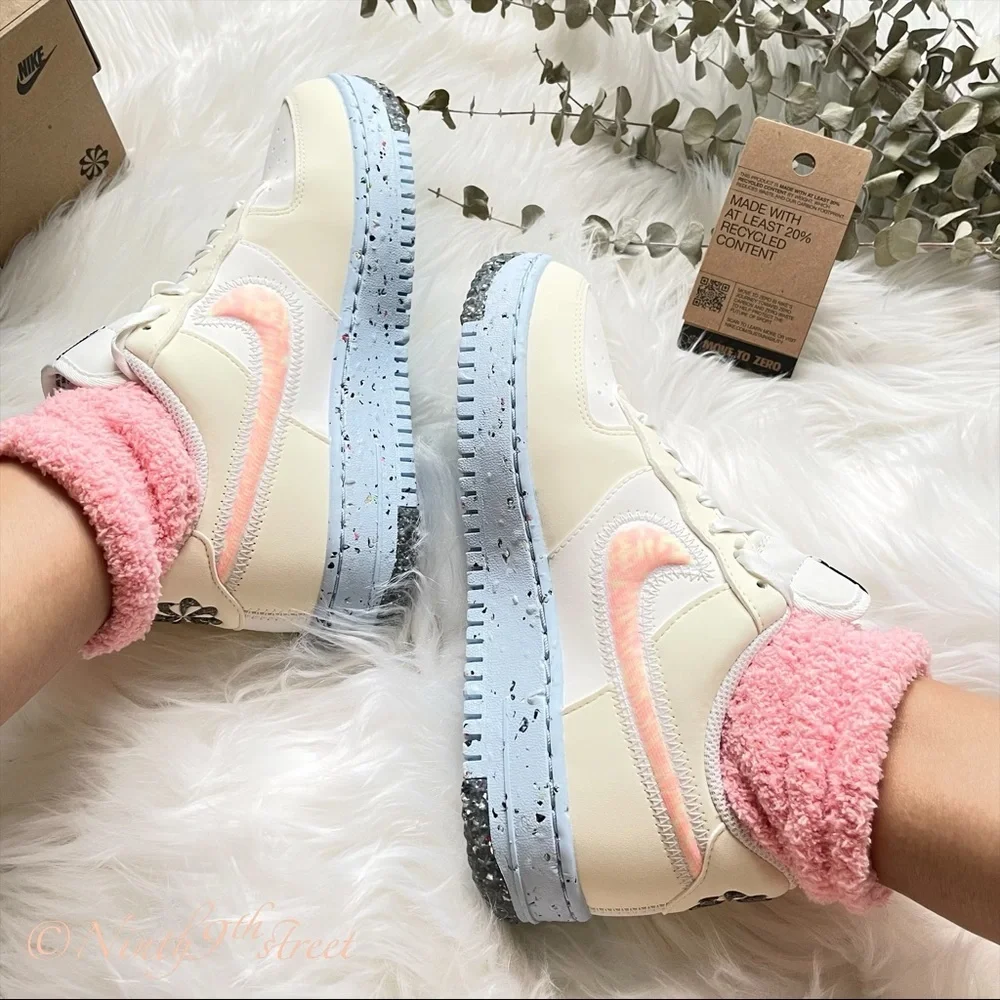 Nike Air Force 1 Crater Sail Volt W7 NIB